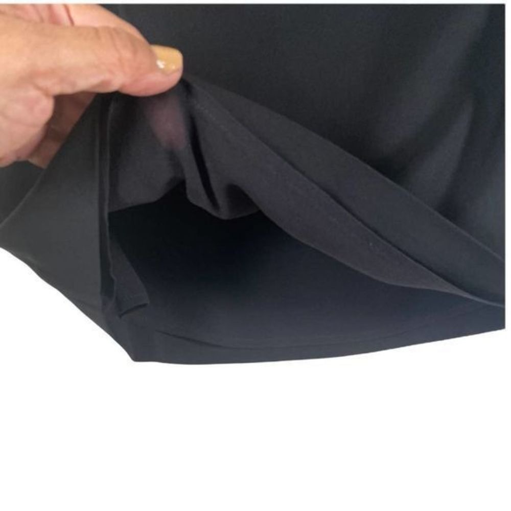 Theory Black Pleated Front Mini Skirt - Picture 4 of 4